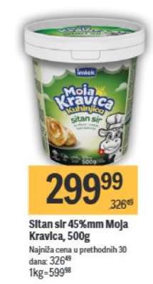 Sitan sir 45 mm Moja kravica 500g