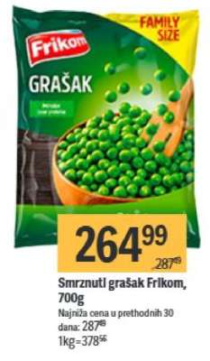 Smrznuti grašak Frikom, 700g