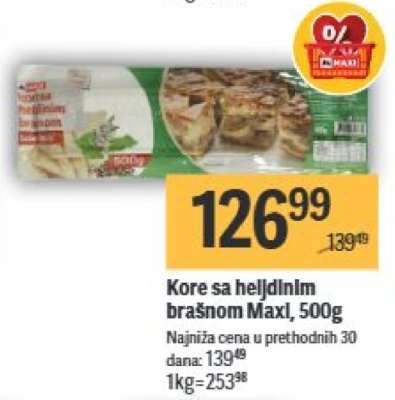 Kore sa heljdinim brašnom Maxi, 500g