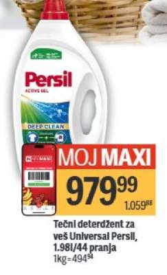 Tečni deterdžent za veš Universal Persil, 1.98l/44 pranja