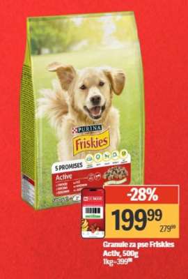 Granule za pse Friskies Activ, 500g