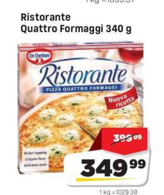 Ristorante Quattro Formaggi 340 g