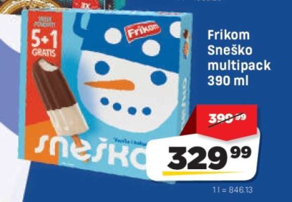 Frikom Sneško multipack 390 ml