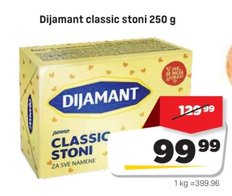 Dijamant classic stoni 250 g