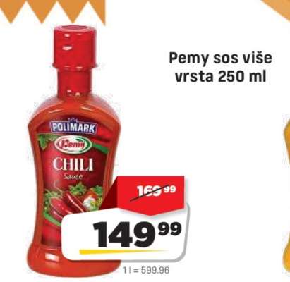 Pemy sos više vrsta 250 ml
