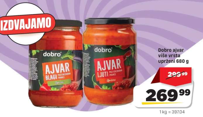 Dobro ajvar više vrsta