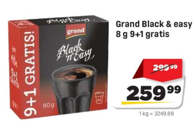 Grand Black & easy 8 g 9+1 gratis