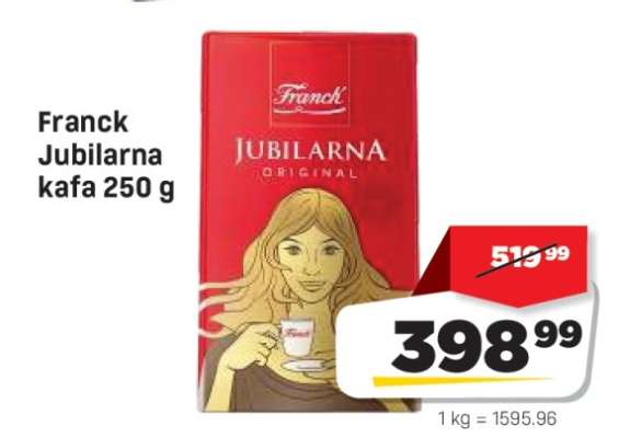 Franck Jubilarna kafa 250 g