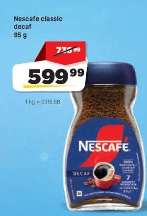 Nescafe classic decaf