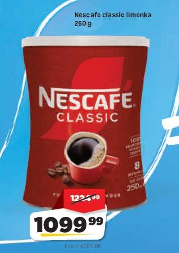 Nescafe classic limenka 250 g