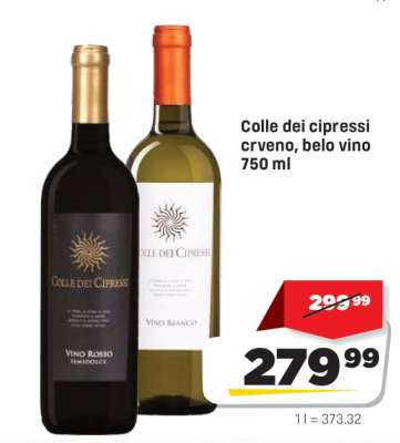 Colle dei cipressi crveno, belo vino 750 ml