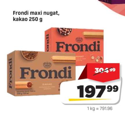 Frondi maxi nugat, kakao 250 g