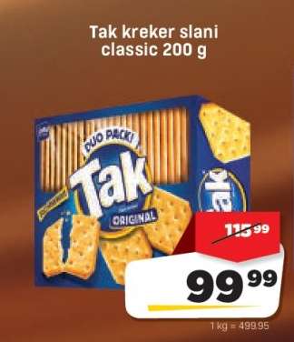 Tak kreker slani classic 200 g