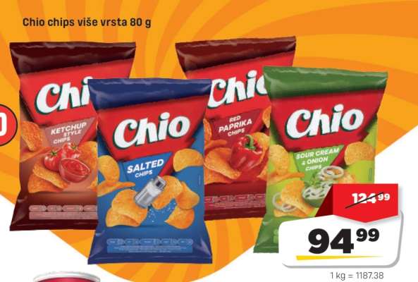 Chio chips više vrsta 80 g