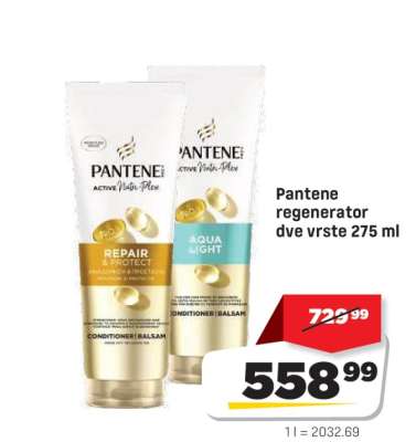 Pantene regenerator dve vrste 275 ml
