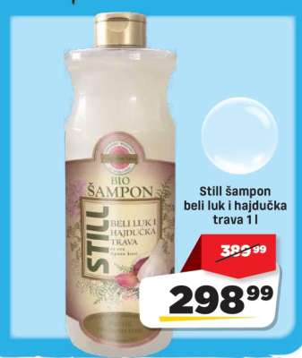 Still šampon beli luk i hajdučka trava 1l