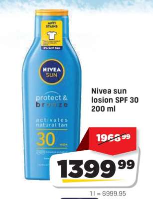 Nivea sun losion SPF 30 200 ml