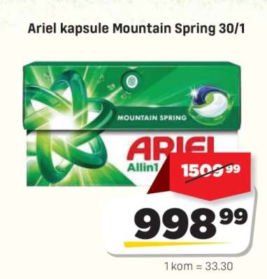Ariel kapsule Mountain Spring 30/1