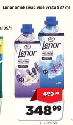 Lenor omekšivač više vrsta 987 ml