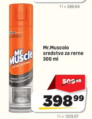 Mr.Muscolo sredstvo za rerne 300 ml