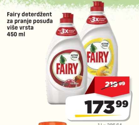 Fairy Deterdžent za pranje posuđa