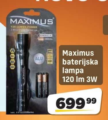 Maximus baterijska lampa