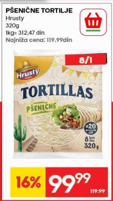 PŠENIČNE TORTILJE