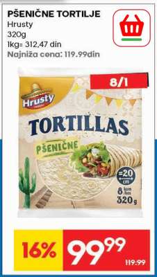 PŠENIČNE TORTILJE