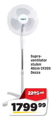 Supra-ventilator stubni 40cm CF205 Dezza
