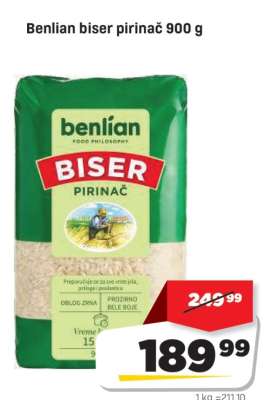 Benlian biser pirinač 900 g