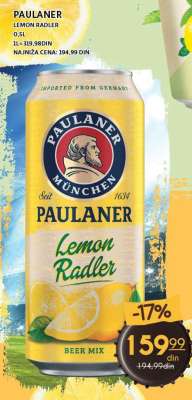 PAULANER LEMON RADLER