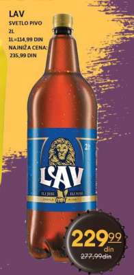 LAV SVETLO PIVO 2L