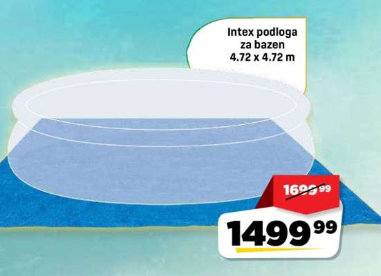 Intex podloga za bazen 4.72 x 4.72 m