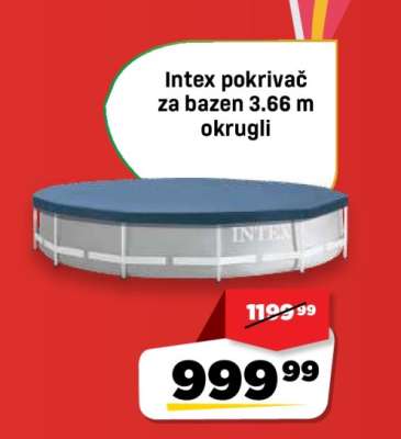Intex pokrivač za bazen 3.66 m okrugli
