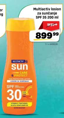 Multiactiv losion za sunčanje SPF 35 200 ml