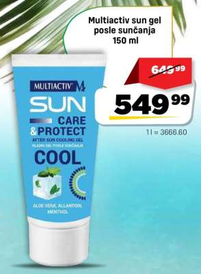 Multiactiv sun gel posle sunčanja 150 ml