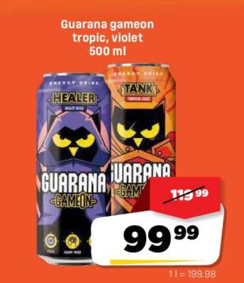 Guarana gameon tropic, violet 500 ml