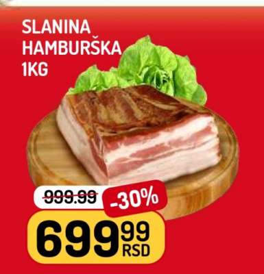 SLANINA HAMBURŠKA 1kg