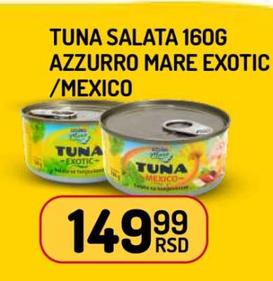 Tuna Salata 160g Azzurro Mare Exotic/Mexico