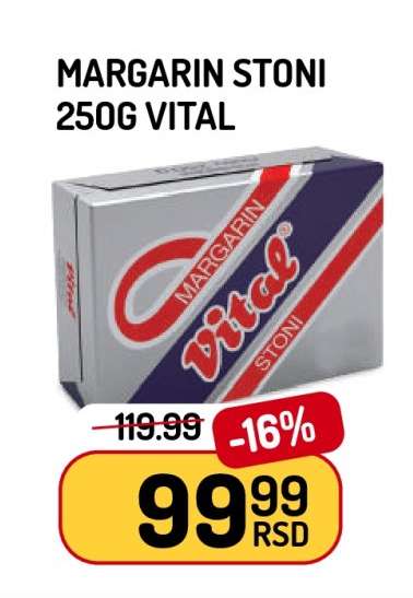 MARGARIN STONI 250g VITAL