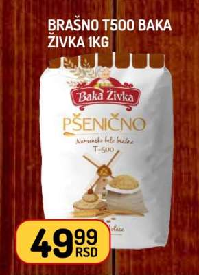 Brašno T500 Baka Živka 1kg