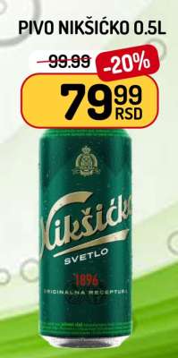 Pivo Nikšićko 0.5l