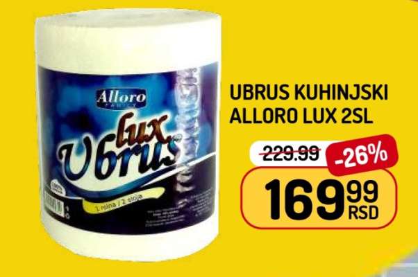 Ubrus kuhinjski Alloro lux 2sl