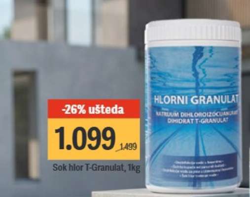 Sok hlor T-Granulat, 1kg