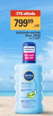 Sprej posle sunčanja Nivea, 200ml