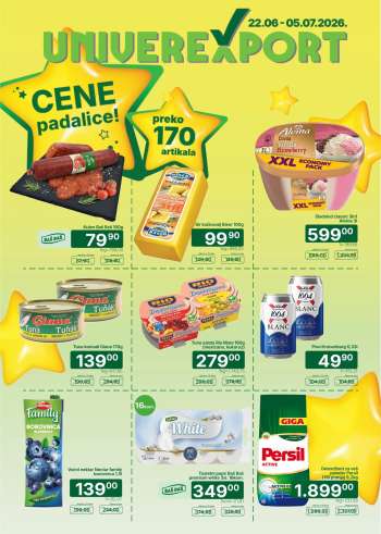 Univerexport katalog - 22.06.2026 - 05.07.2026.