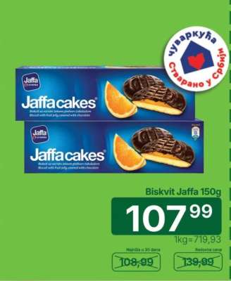 Biskvit Jaffa 150g