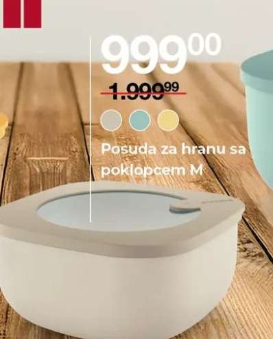 Posuda za hranu sa poklopcem M