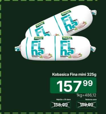 Kobasica fina mini 325g