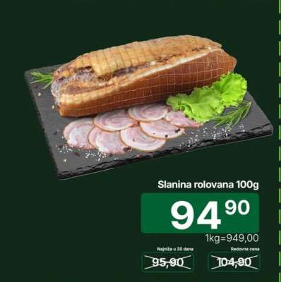 Slanina rolovana 100g